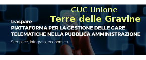 GARE TELEMATICHE CUC UNIONE DELLE TERRE DELLE GRAVINE